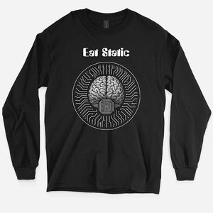 EAT STATIC - BRAIN T-SHIRT LIVE 2025 LONG SLEEVE VERSION