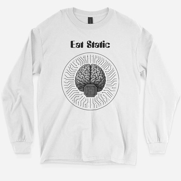 EAT STATIC - BRAIN T-SHIRT LIVE 2025 LONG SLEEVE VERSION