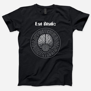 EAT STATIC - BRAIN T-SHIRT LIVE 2025 SHORT SLEEVE VERSION