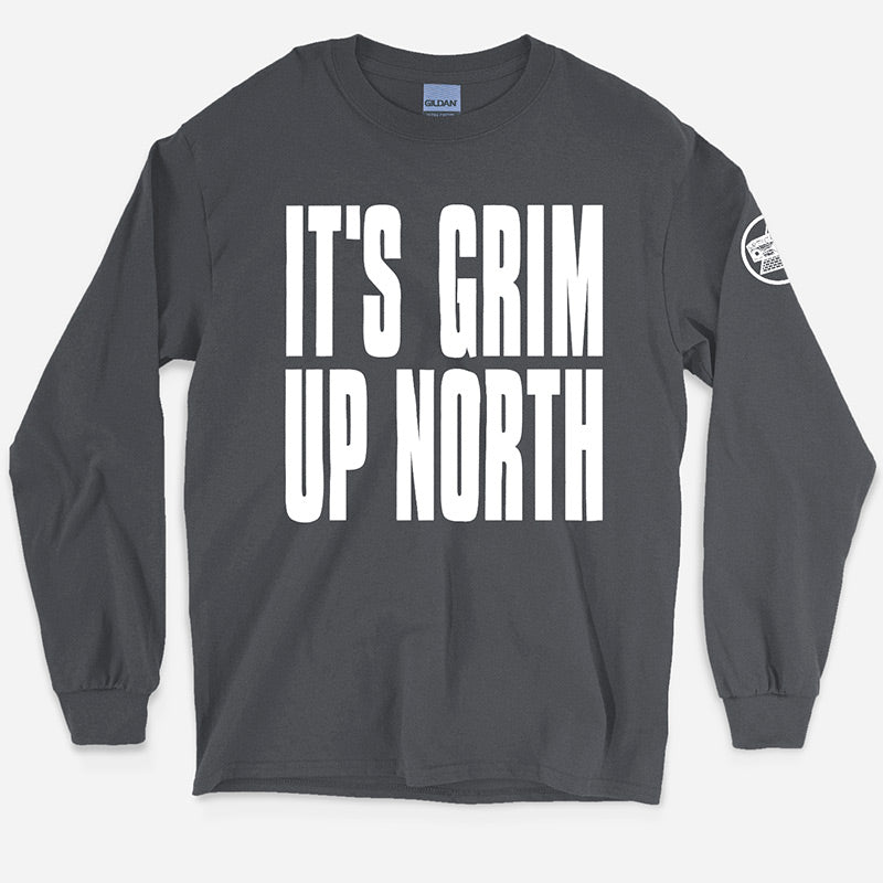 KLF - IT'S GRIM UP NORTH LONG SLEEVE T-SHIRT – Exalt T-shirts