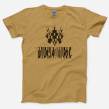 TOUCHED MUSIC - GEOMETRIC LOVE LOGO DESIGN T-SHIRT