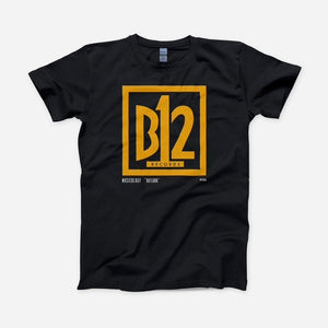 B12 RECORDS - MUSICOLOGY - OUTLOOK - PAST / PRESENT / FUTURE T-SHIRT